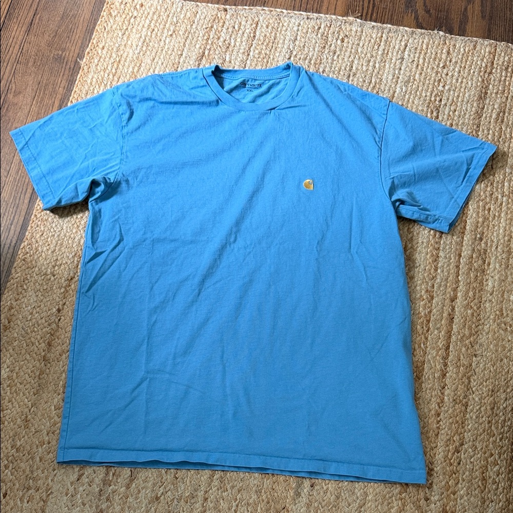 WIP Carhartt Men's Sky Blue Short Sleeve Tee